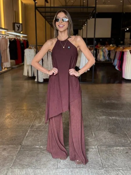 Conjunto Fashion Bata Assimétrica