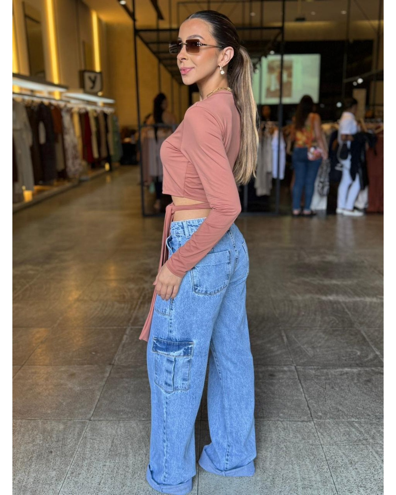 Blusa Luxo Detalhe Amarração