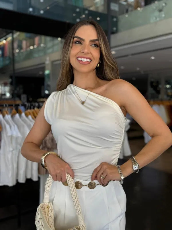 Blusa Assimétrica Fashion
