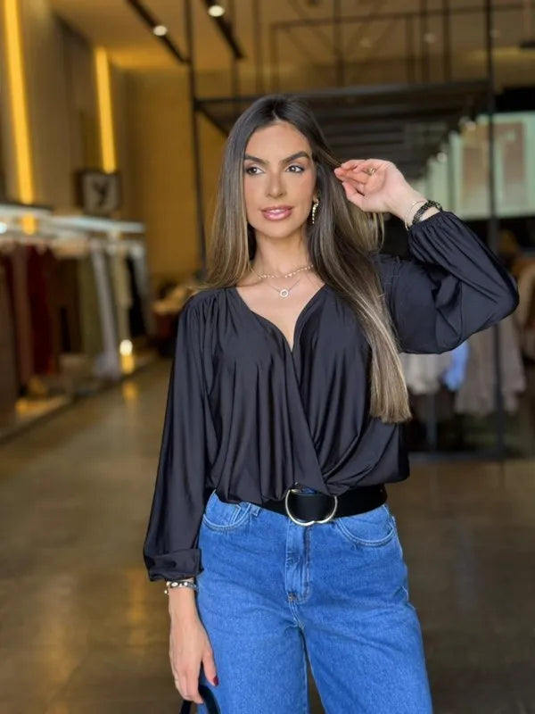 Blusa Transpassada
