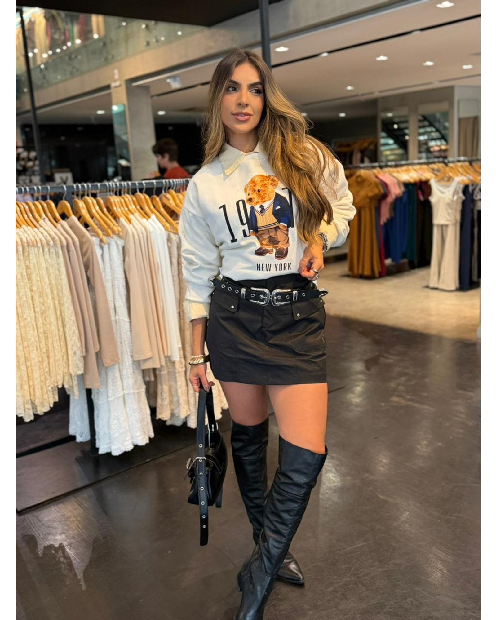 Blusa Moletom Urso