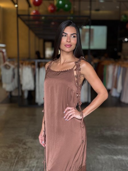 Vestido Chic Franjas