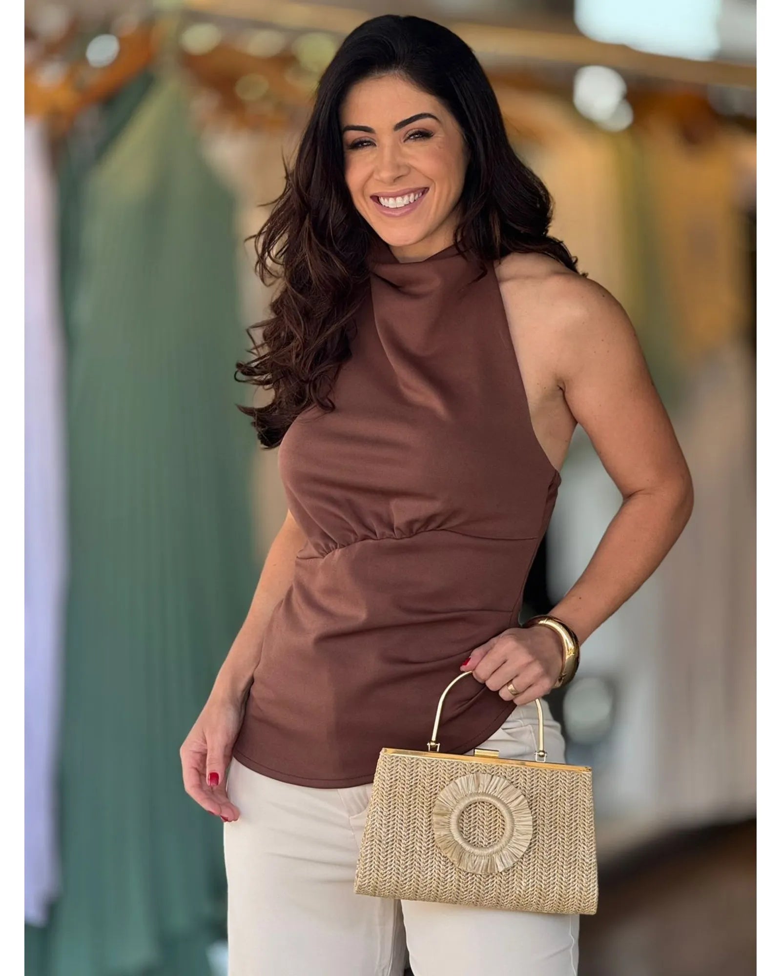 Blusa Frente Única Assimétrica