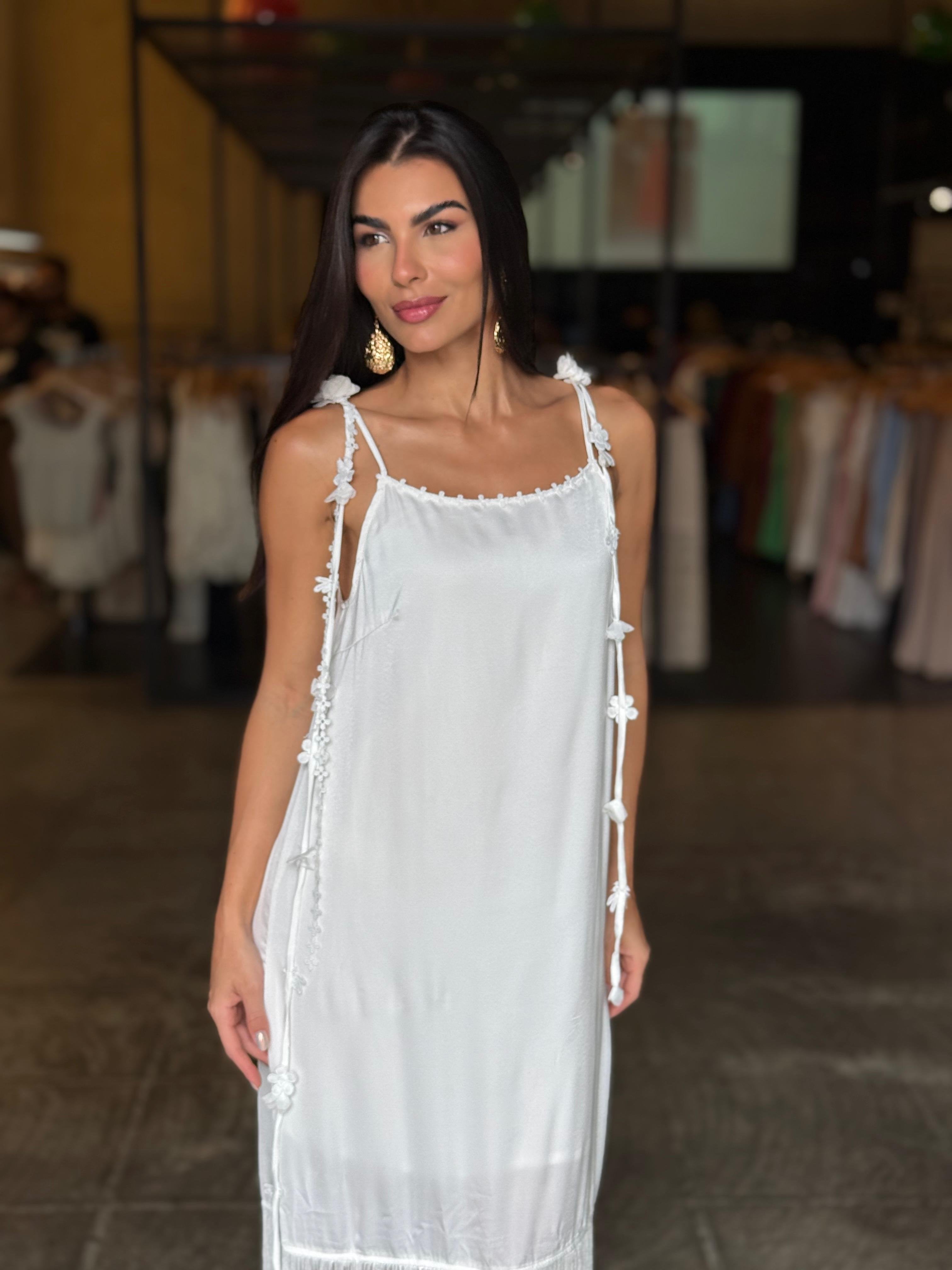 Vestido Chic Franjas