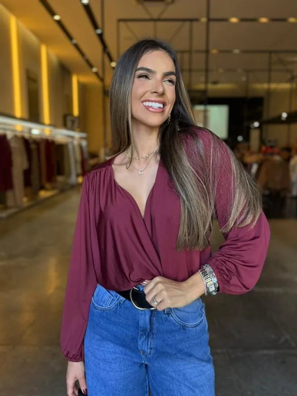 Blusa Transpassada
