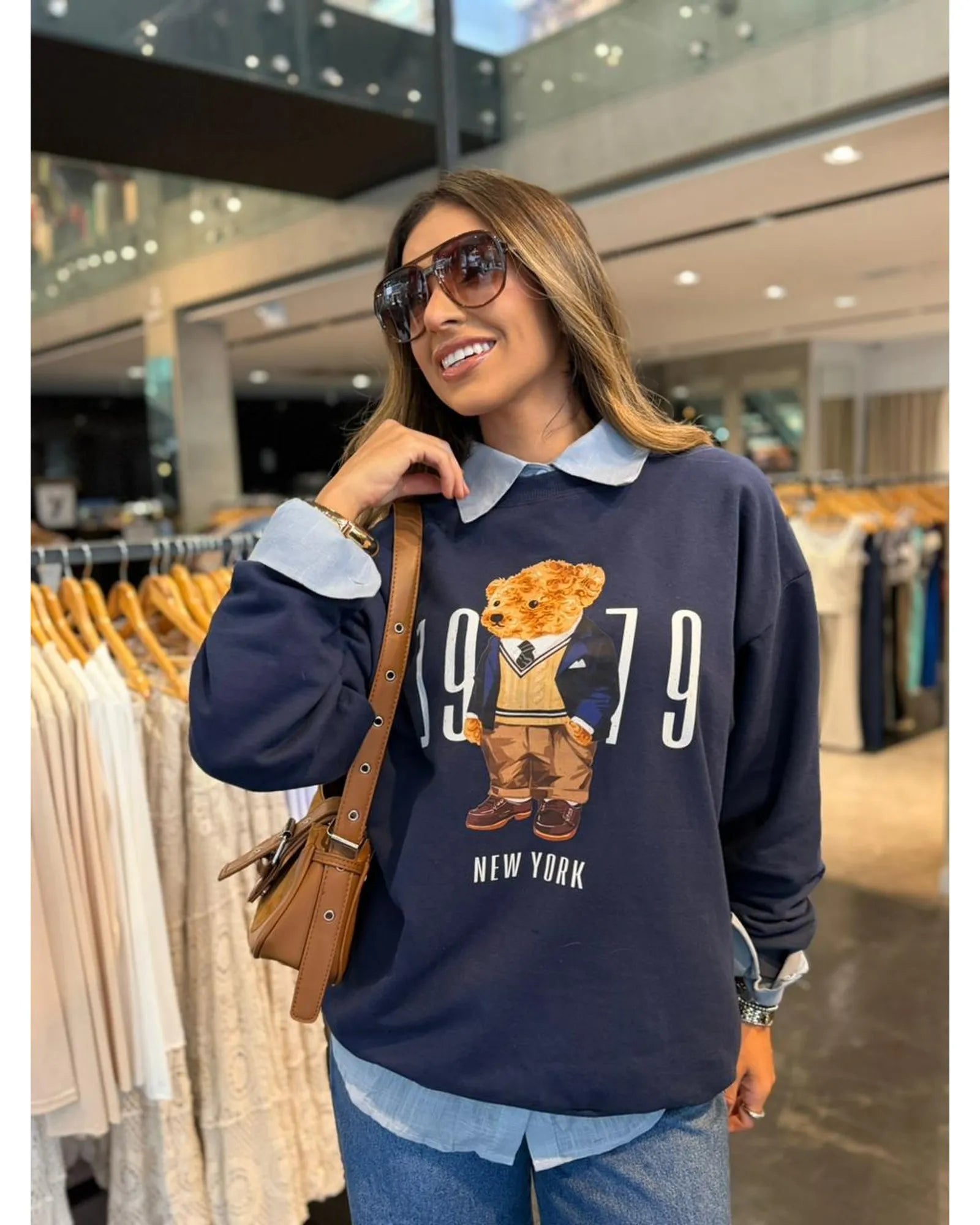 Blusa Moletom Urso