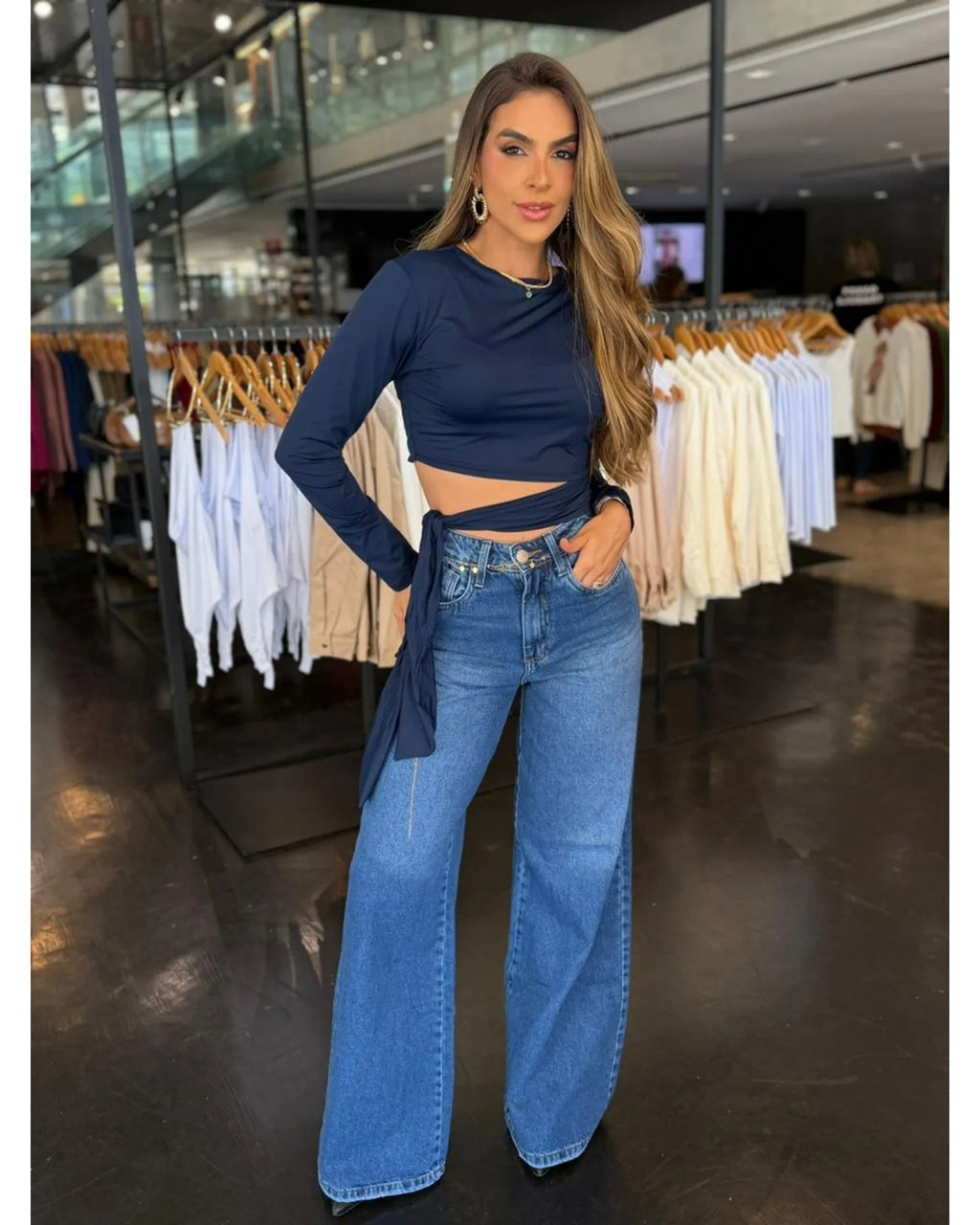 Blusa Luxo Detalhe Amarração