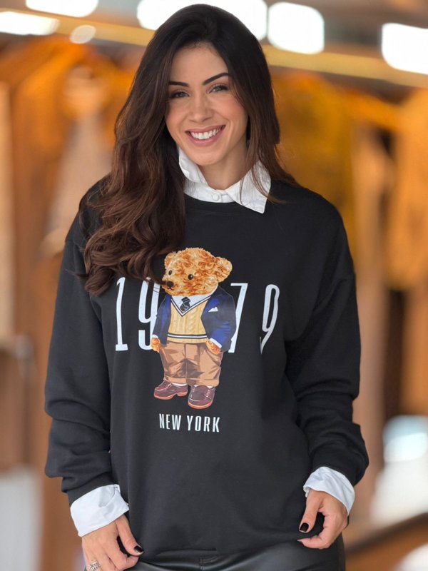 Blusa Moletom Urso