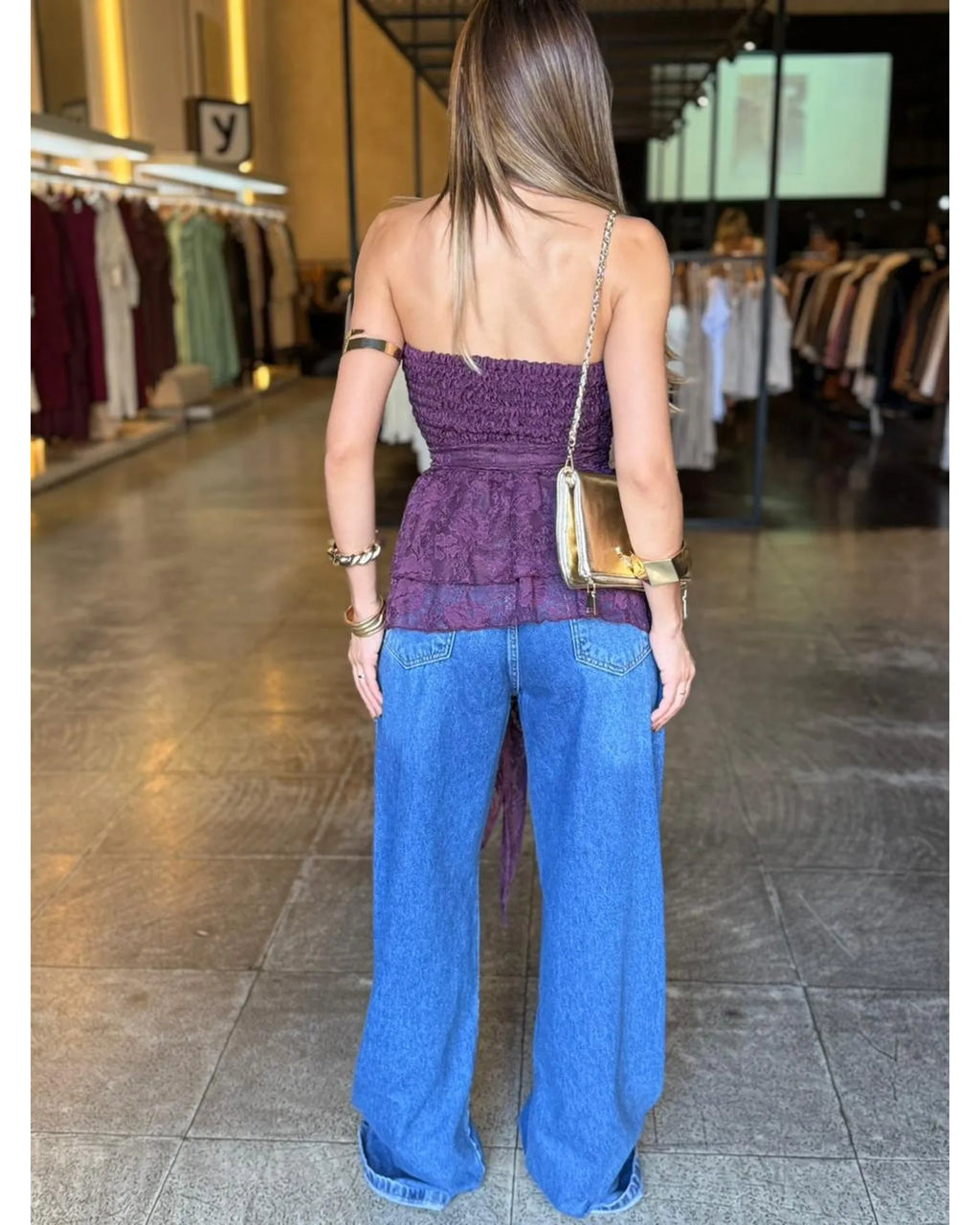 Blusa Renda Tomara Que Caia