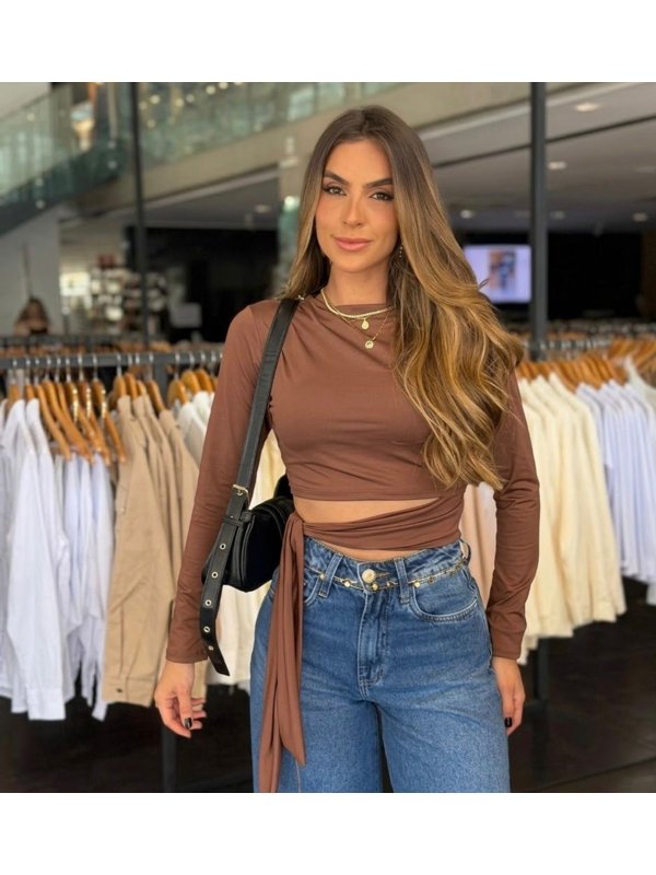 Blusa Luxo Detalhe Amarração