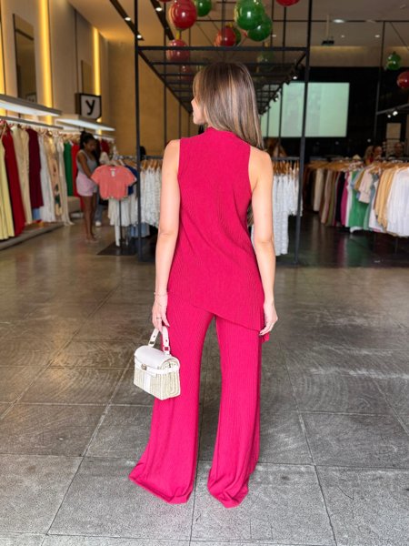 Conjunto Joy Blusa Assimétrica