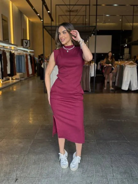 Vestido Canelado Muscle
