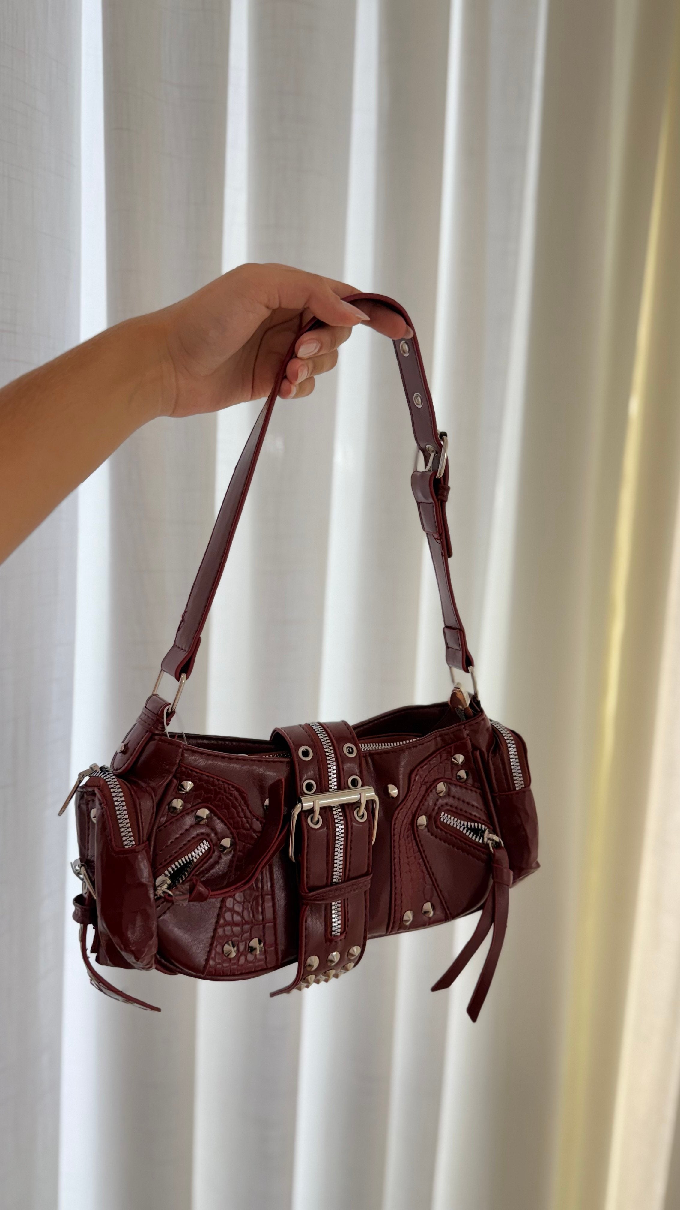 Bolsa Feminina Fecho Chic - Marsala