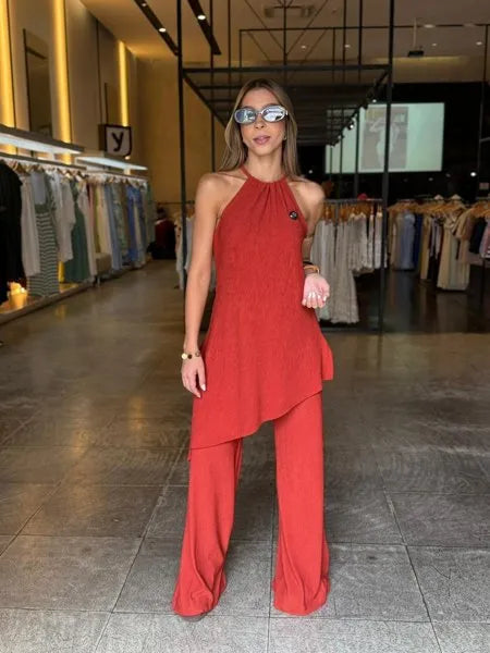 Conjunto Fashion Bata Assimétrica