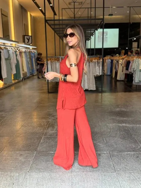 Conjunto Fashion Bata Assimétrica