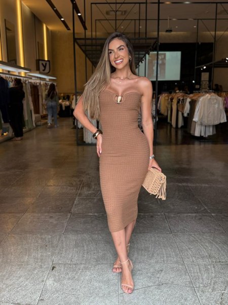 Vestido Modal Tomara Que Caia