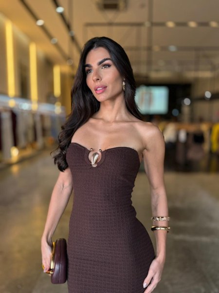 Vestido Modal Tomara Que Caia