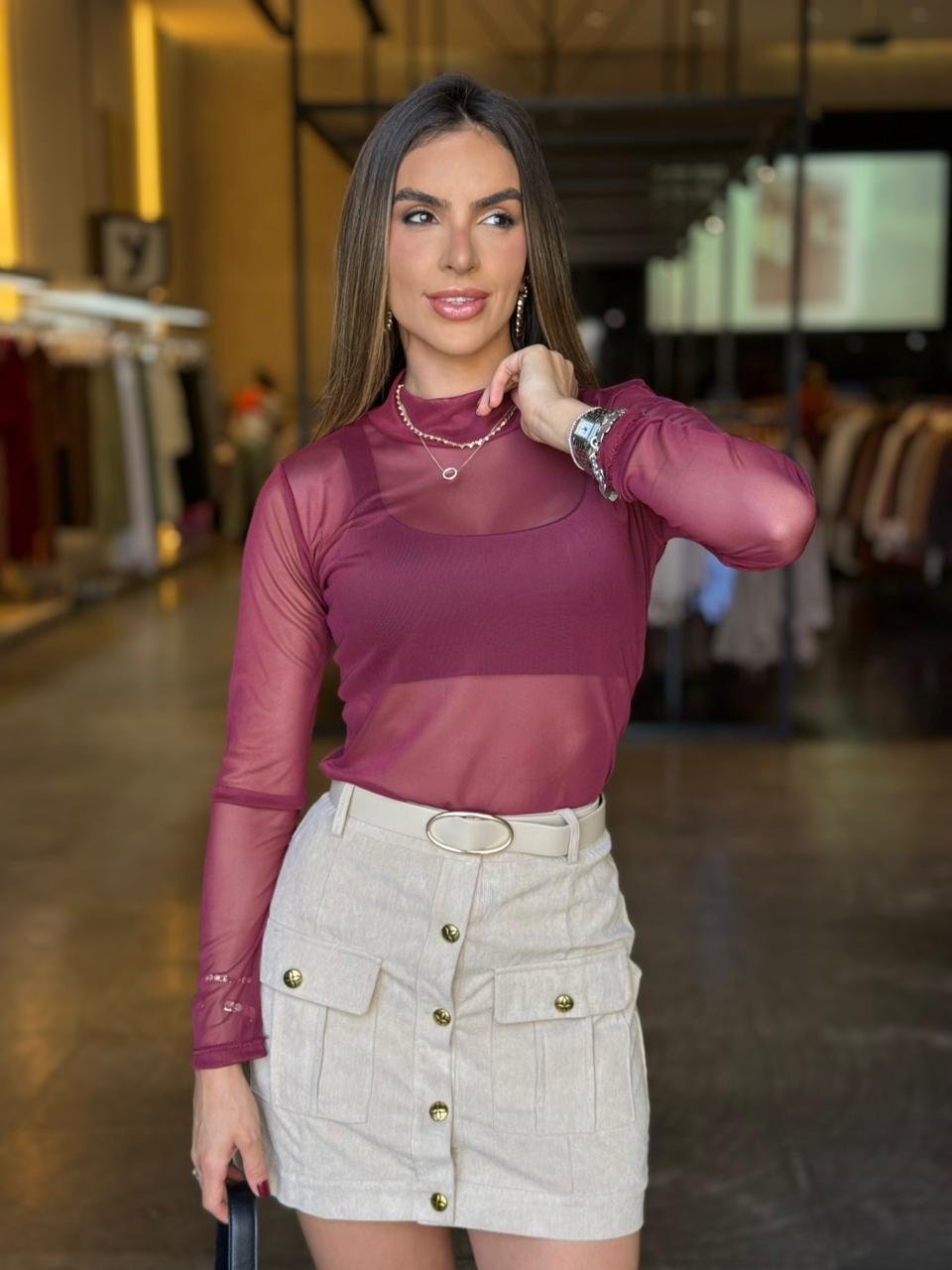 Body Tule Gola - Marsala