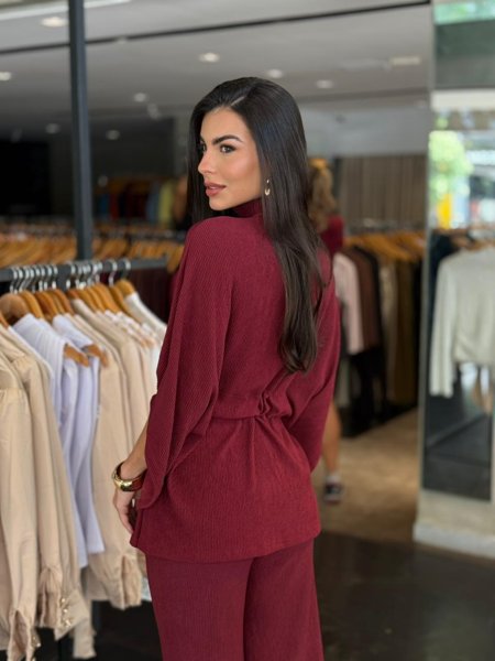 Conjunto Pantalona Bata Amarração