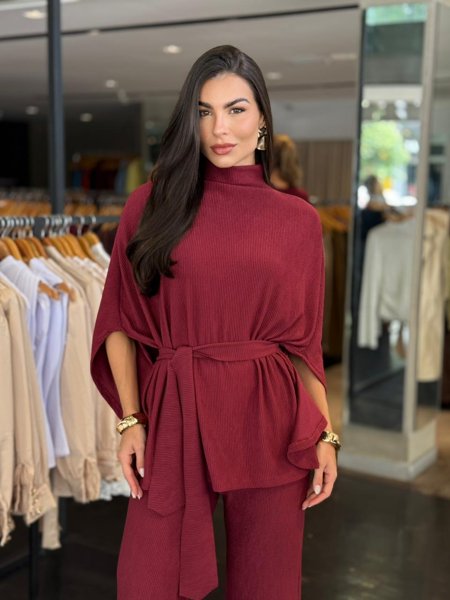 Conjunto Pantalona Bata Amarração