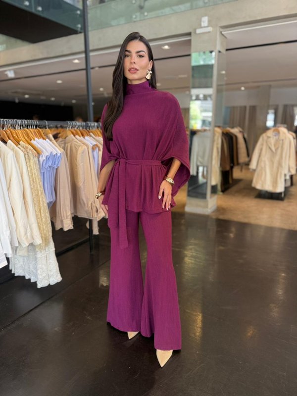 Conjunto Pantalona Bata Amarração