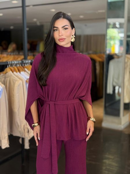Conjunto Pantalona Bata Amarração
